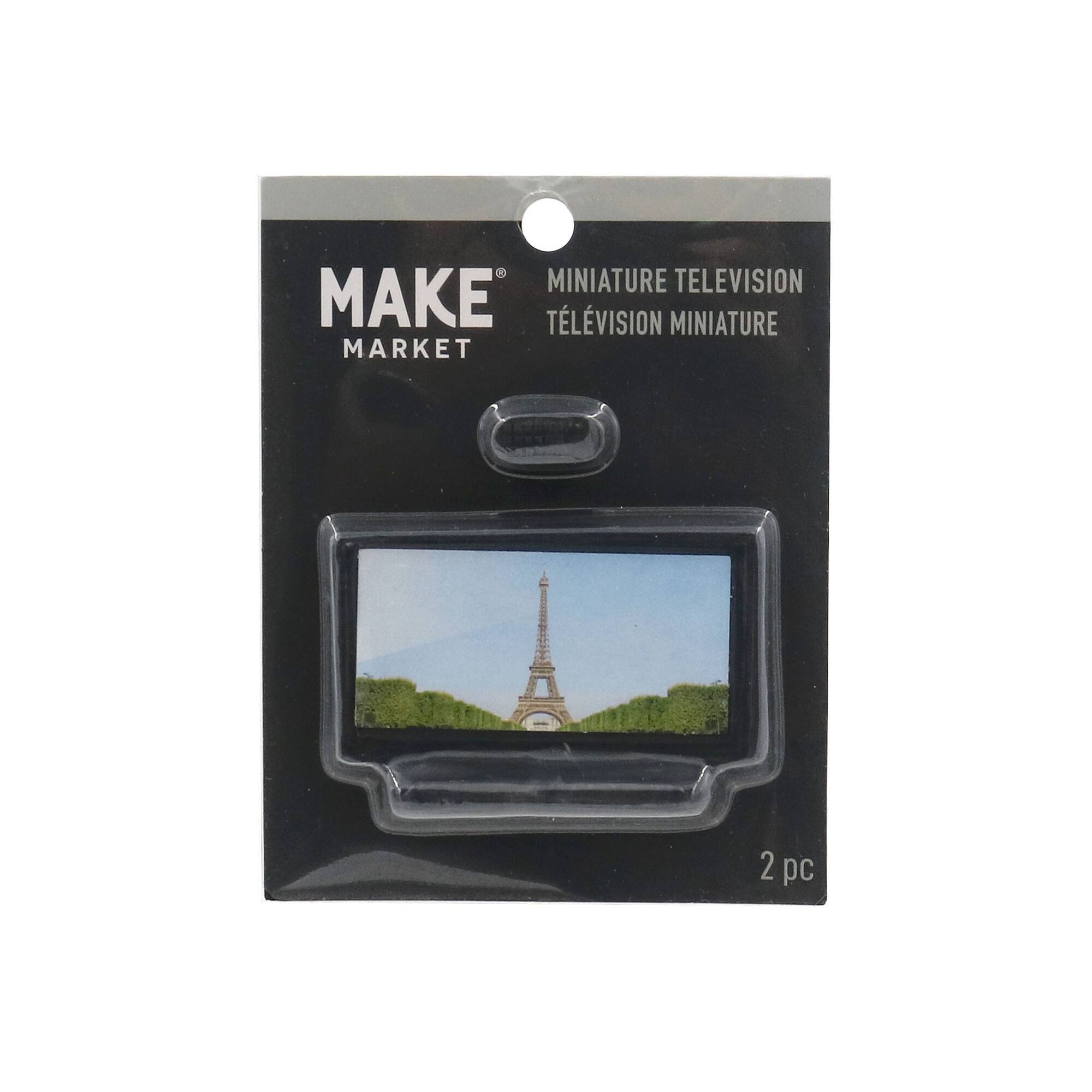Miniature TV & Remote by Make Market®